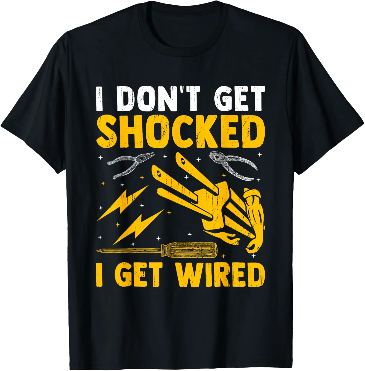 Lineman Industrial Electrician Worker Electrical Engineer T-Shirt - Keithhodges Shop 91B0CGGWGDCP