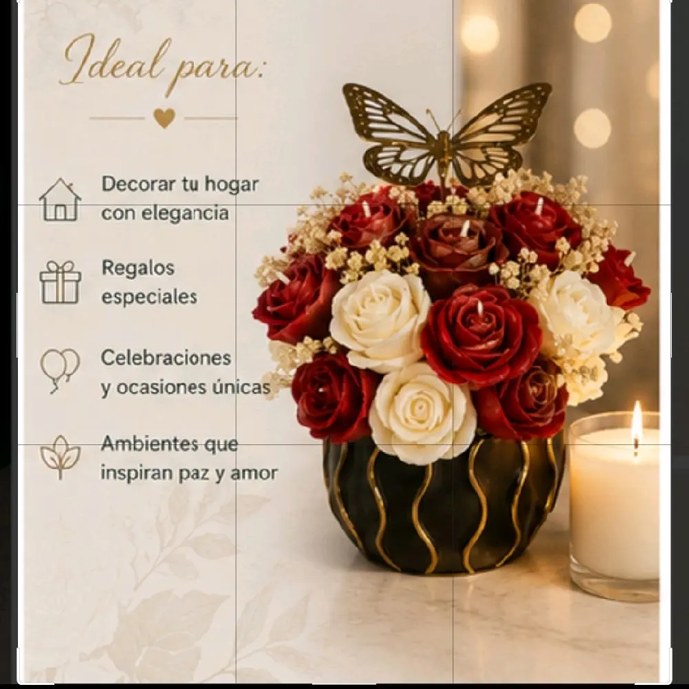 candles buquet