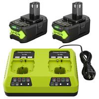 2Pack Battery+6A Charger