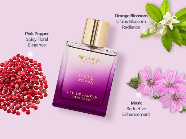 Stolen Hour by BellaVita Luxury | Perfume Gift Set | Senorita (Floral Fruity with Pomegranate & Musk), Honey Oud (Woody Spicy with Vanilla & Patchouli) & Date (Fruity Floral with Pink Pepper & Jasmine) | 3 x 3.4 Fl.oz | Vegan & Cruelty-Free