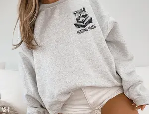 Reading Trash Sweatshirt, Smut Reader Sweater, Smut Lover Gift, Bookish Sweatshirt, Smut Gift, Smut Sweatshirt, Spicy Book Shirt, Bookworm Hoodie and Sweater; T-shirt Cotton Polyester Womenswear Light Solid Tops