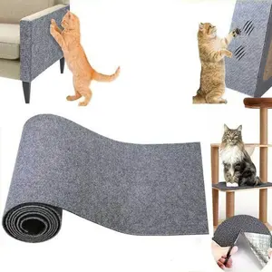 Self-adhesive scratching carpet cat wall, scratching mat, scratching boards cat wall, cat scratching boards [100cmx30cm]
