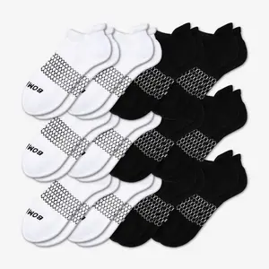 [Pack 5] BB Honeycomb Ankle Support Solid Socks for Women, Men | Multi Colors Unisex Running Socks, Seamless Toe, Compression Socks | Stylish Socks