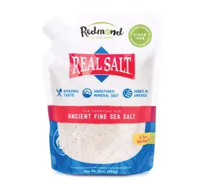 Redmond Real Salt - Ancient Fine Sea Salt, Unrefined Mineral Salt, 16 Ounce Pouch (1 Pack) Redmond Real Salt - Ancient Fine Sea Salt, Unrefined Mineral Salt, 16 Ounce Pouch (1 Pack)
