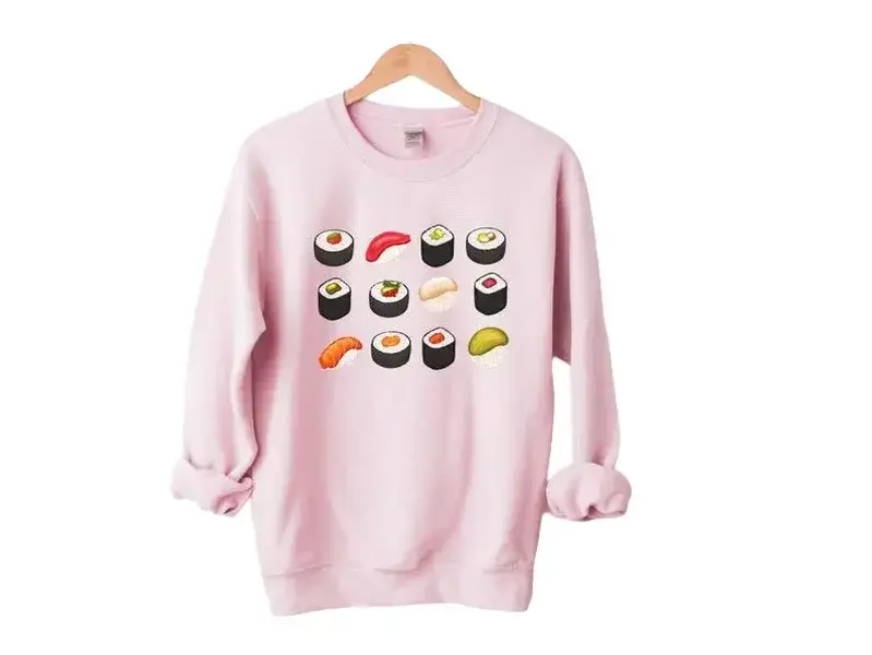 Sushi Sweatshirt, Sushi Shirt, Sushi Lover, Japanese Gifts, Food Gifts, Sashimi, Funny Shirt, Sushi Sweater, Sushi Tee, Sushi Gifts