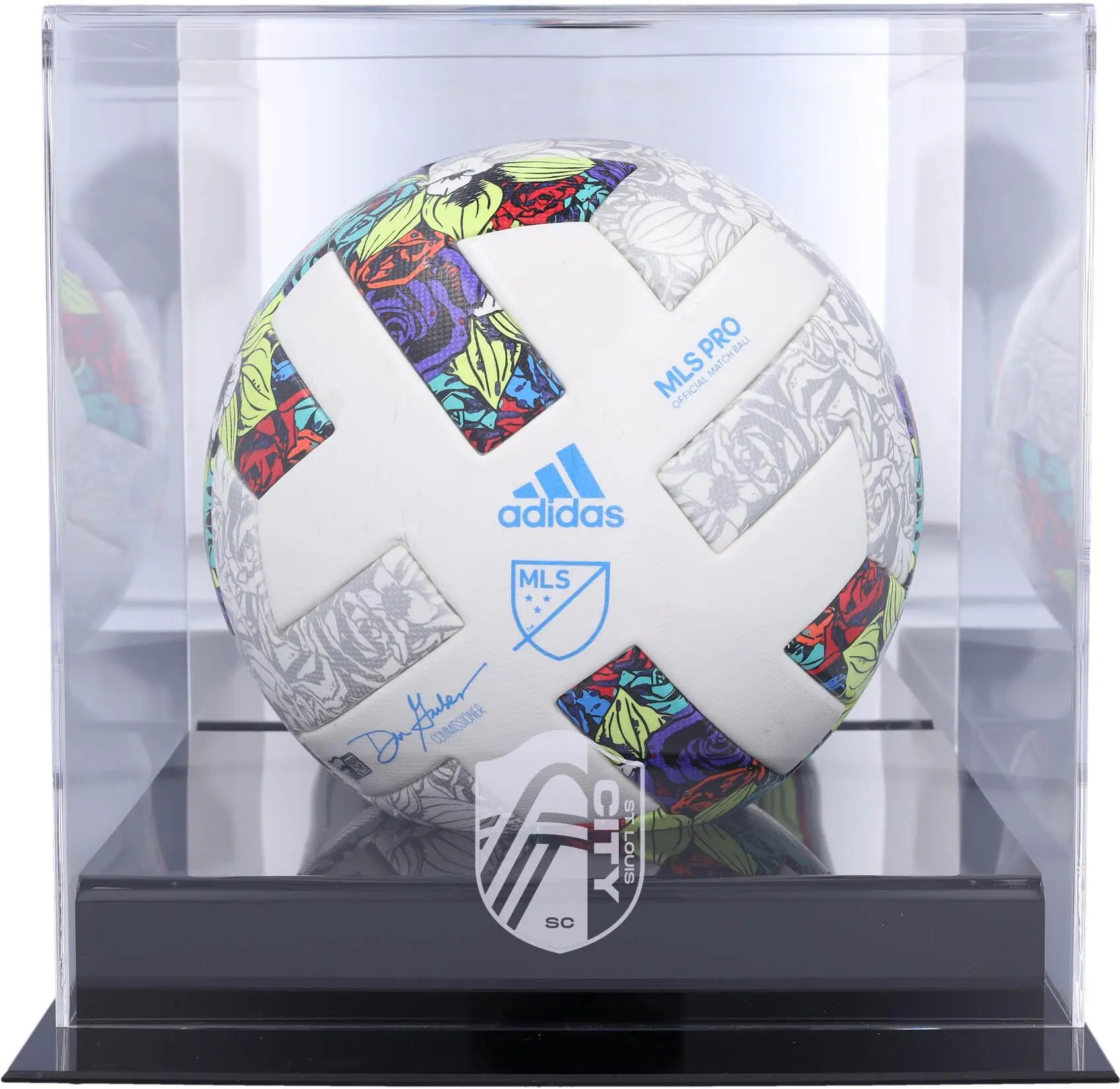 St. Louis City SC Blackbase Logo Soccer Ball Display Case