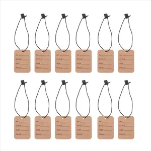 1000 Pieces Price Tags and Hang Tag String, Clothing Tags for Clothing Marking Tags Unstrung Tags Store Tags