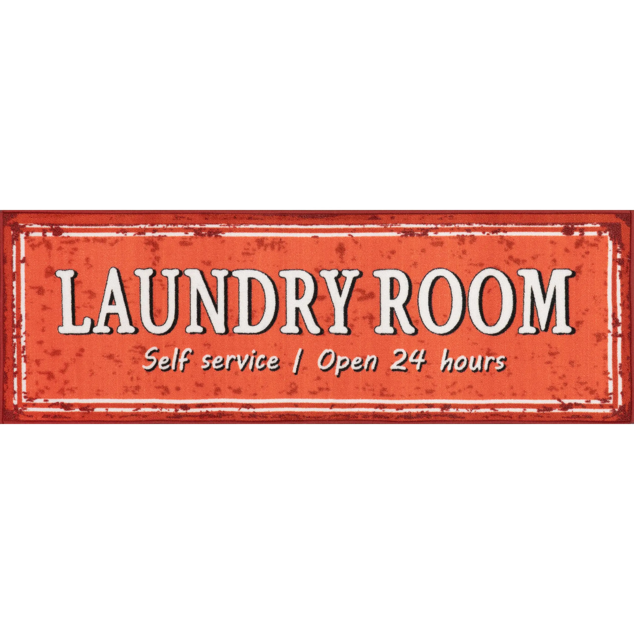 Graphic Machine Washable Laundry Mat
