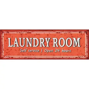 Graphic Machine Washable Laundry Mat
