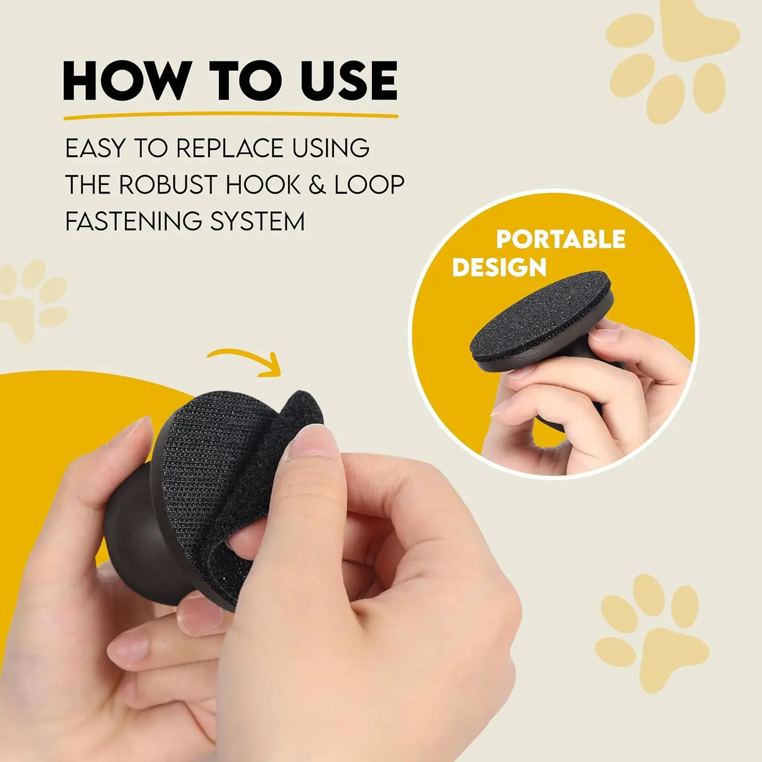 Dog Nail File, Cat Nail File, Dog Nail File Board - Stress-Free Nail Filing for Dogs, Nail File for Dogs, Dog Scratch Pad for Nails, Handle Made from 100% Real Wood