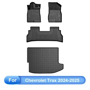 【summervibes 】TTX LIGHTING 4Pcs Custom Fit Car Mats  for Chevy Trax 2024-2025-2026 All Models, 1st & 2nd Row Mats, Chevrolet Trax Automotive Interior Accessory, Car Interior Accessory Car Mats Cars, Truck Floor Mats, car stuff for men, Trunk Mats,