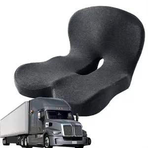 Memory Foam Car Seat Cushion, Ergonomic Design, Soft Comfortable, Anti-Slip Bottom, Suitable for Truck Drivers and Car Drivers
