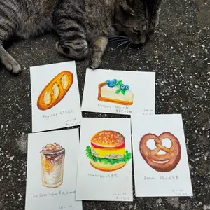 Original oil pastels paint