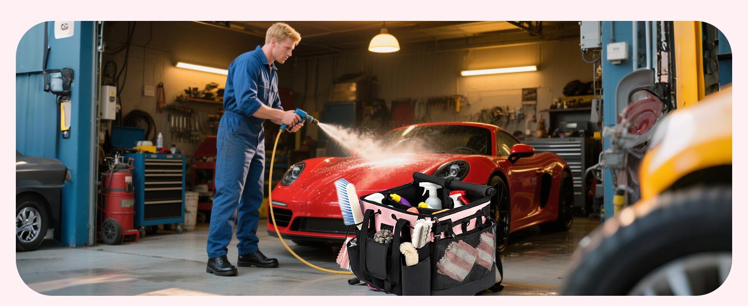 Large Cleaning Caddy for Cleaning Supplies Organizer, Rolling Cleaning Caddy Bags with Wheels for Housekeepers, Cleaning Carts on Wheels for Home Car Office Picnic Large Cleaning Caddy for Cleaning Supplies Organizer, Rolling Cleaning Caddy Bags with Wheels for Housekeepers, Cleaning Carts on Wheels for Home Car Office Picnic