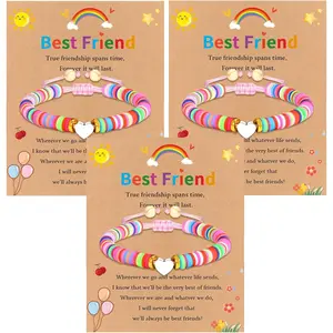 2/3/4 Pcs   Bracelet Heart/Butterfly/Infinity/Unicorn Matching  Friendship Sister BFF   Bracelet Birthday Gifts for Her