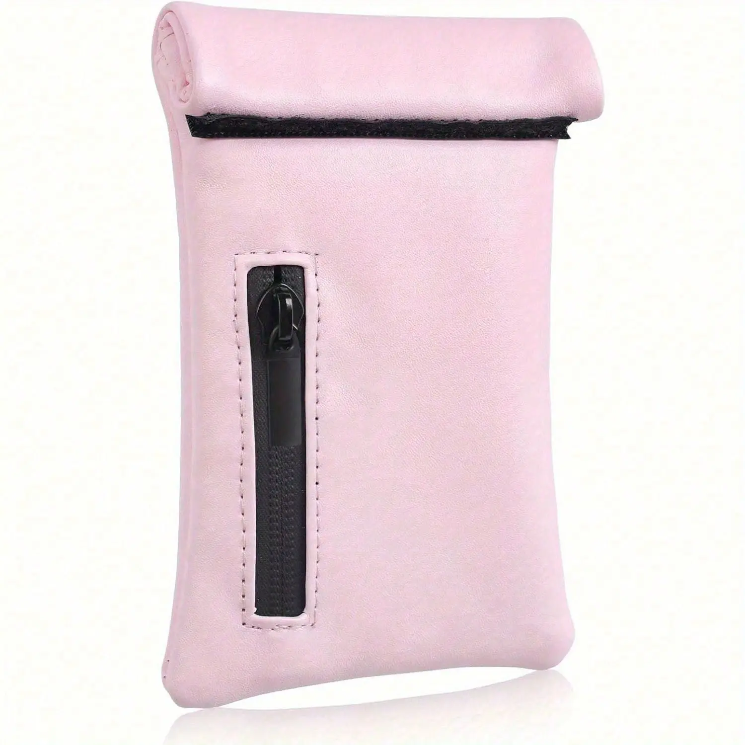 Pocket Size Smell Proof PU Leather for Home and Travel, Durable, Handheld Cosmetic Pouch, Makeup Bags, Travel Cosmetic Bag