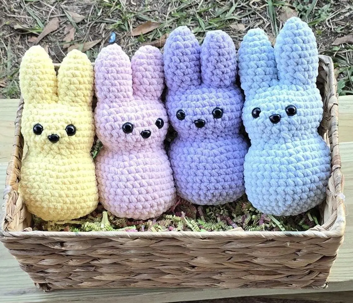Baby Bunny Crochet Pattern, Easter Crochet Pattern, Amigurumi Rabbit Cute,