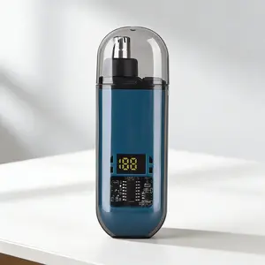 Multifunctional Mini Electric Trimmer, Modern Matte Finish, Full Body Washable, Detachable Blade, Rechargeable Battery, Portable