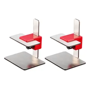 2Pcs Cabinet Door Installation Positioner Adjustable Cabinets Hardware Jigs Metal Steel Floor Cabinet Leveler