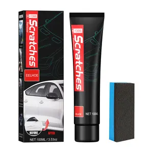 Upgrade Car Scratch Repair Paste, Car Scratch Remover Kit, Car Scratch Repair Paste Polishing Wax, Professional Car Scratch Remover Polishing Wax with Wipe & Sponge for Car Paint Surface(1pcs)