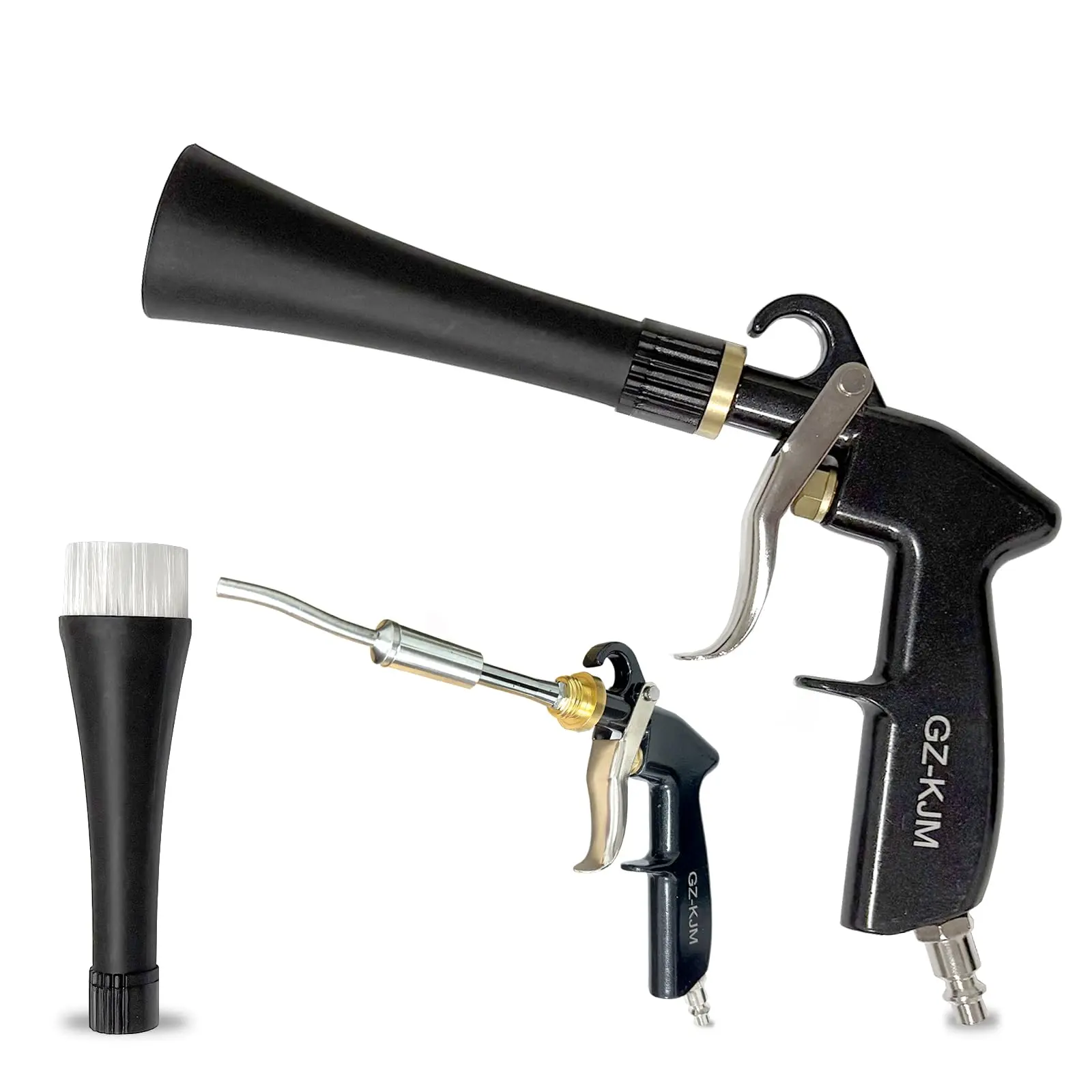 Car Interior Spraying Washing Gun with 2 Set Nozzle Sprayer Connector Air Pulse Car Washing Equipment Tool