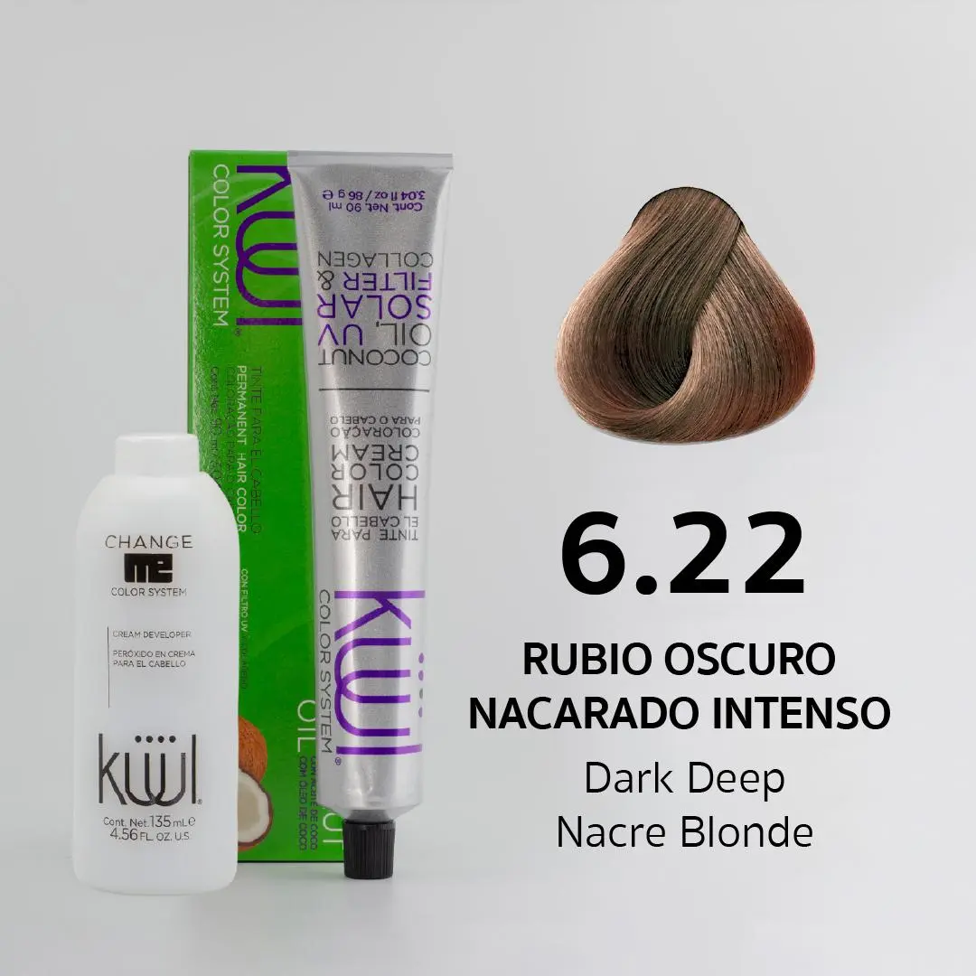 6.22	Dark Deep Nacre Blonde