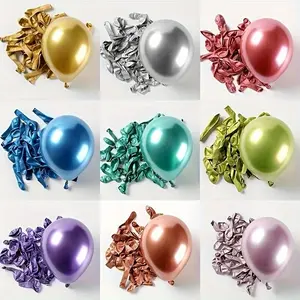 53 Piece Party Decoration Set, Includes 50 Colorful Balloons & Ribbons, Perfect for Birthdays, Weddings, Christmas, Outdoor Parties