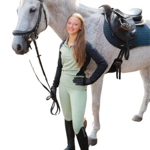 Sage Essential Riding Tights | Women's Equestrian Breeches With Pocket