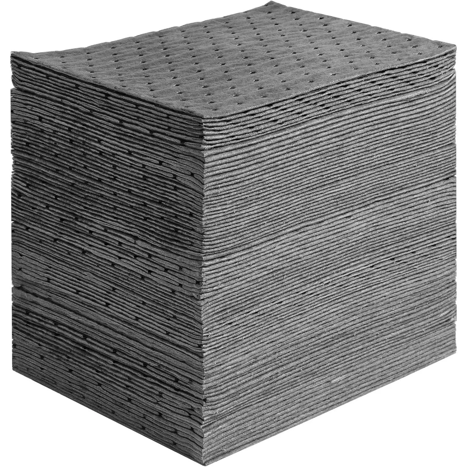 VEVOR 100PCS Absorbent Pads, 13" x 10" Universal Absorbing Mat Garage Accessories, Oil Absorbent Pads & Water Absorbent Pads Absorbs up 12 Gal, Oil Spill Mat for Spill Protection, Home Garage Basement Coasters Tableware