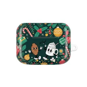 Festive AirPod Case, Joyful Music Lover Gift, Holiday Accessories, Christmas Decor, Fun Tech Gift