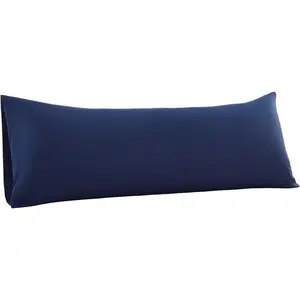 Bed Pillow Pillowcases 21x54 Body Pillow Cover Dark Blue)
