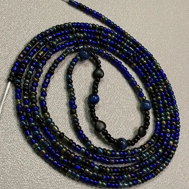 After Dark tie on waist beads After Dark tie on waist beads