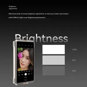 Fotorgear MS01 Monitor Screen for Smartphone Rear Camera Wireless magnetic Selfie Monitor Screen for Vlog Live Stream