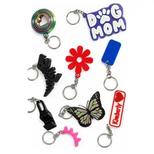 3 pack 3D printed keychains