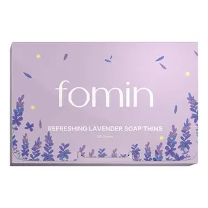 Antibacterial Soap Sheets for Hand Washing - Lavender - Plastic-Free, Travel Size, Moisturizing Camping Mini Soap