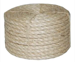 212 MAIN .25x100ft Twisted Sisal Rope, Natural Fiber Biodegradable Office Binder Accessory