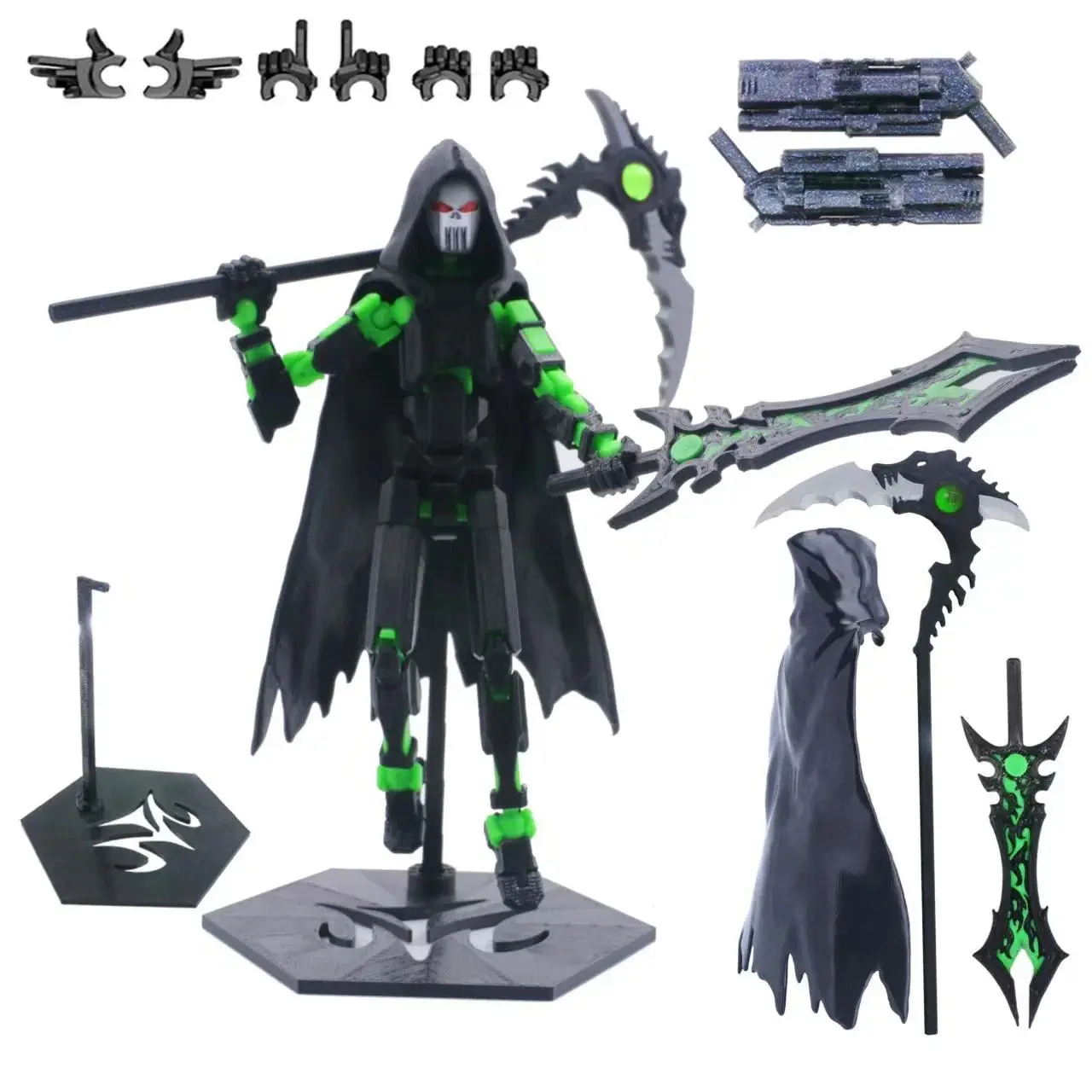 3D Printed Mannequin T13 Tentacle Series Toys Action Figures Multi-Jointed Movable Shapeshift Robot Parent Child Games