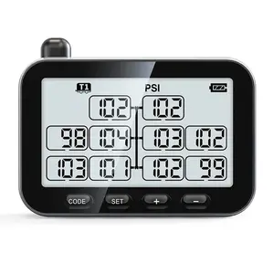 GUTA GT107-2 Trailer TPMS Tire Pressure Monitoring System with 6 Alerts, Long Range for RV