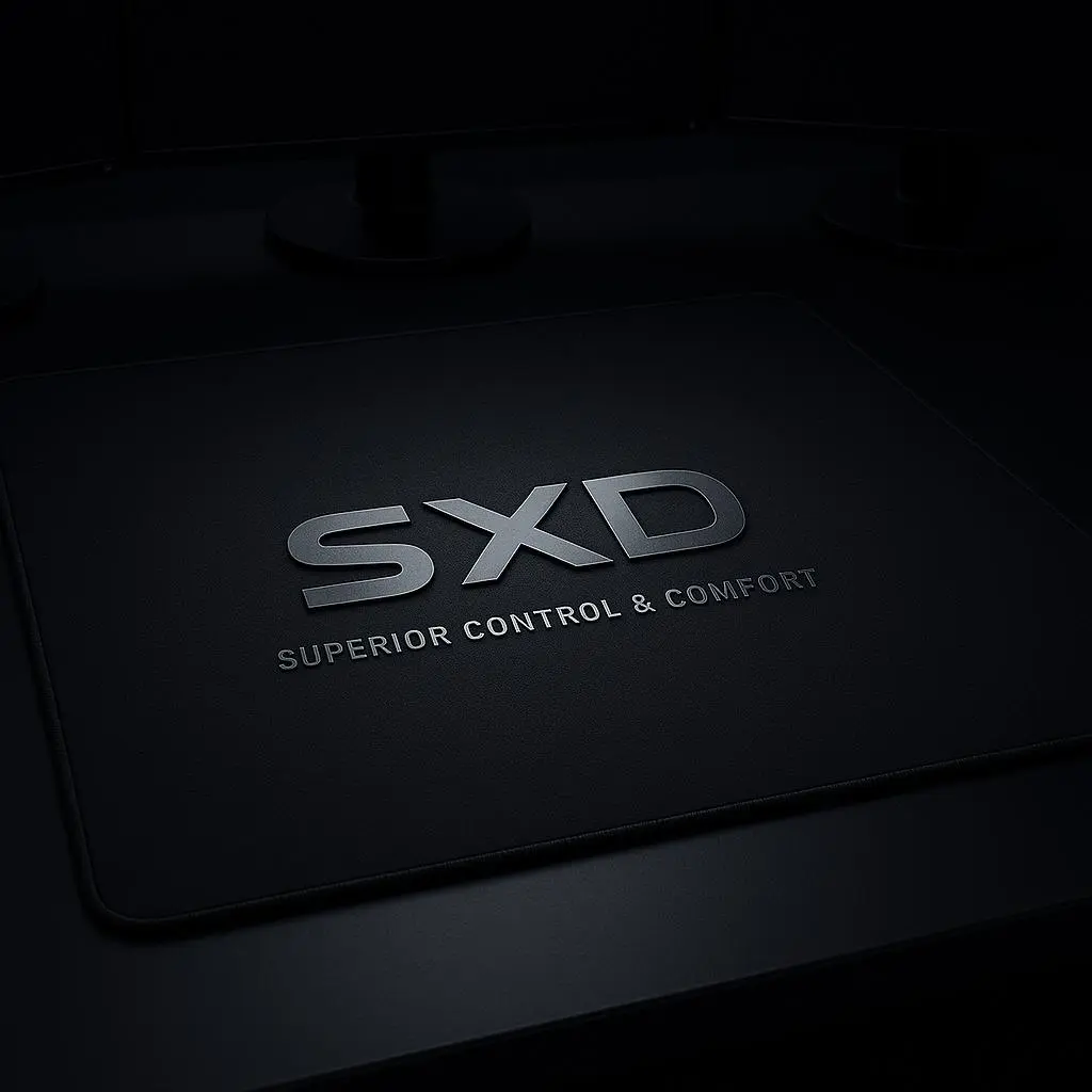 SXD Large Extended Gaming Mouse Pad Mat 31.5"x11.8" Stitched Edges Non-Slip Waterproof Rubber Cloth Surface for Optical Mice Gaming Desk Mat