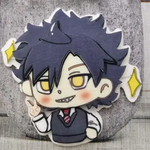 Kuroo Tetsurou Anime Weaving Cosplay Hand-woven Fabric Stacks Pendant Backpack Keychain Plushie Car Pendant Fans Birthday Gift