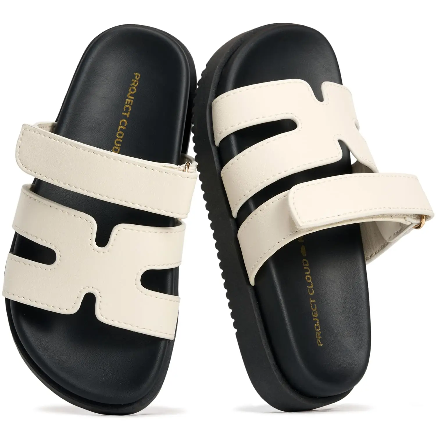 Project Cloud Kids Sandals | 100% Genuine Leather Sandals for Girls | Plush & Soft Insole | Lightweight | Non-Slip - Mayvy Kids