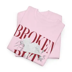 Broken But Blessed Shirt to Match Jordan 3 Valentine Day, Retro 3 Valentine Day, 3s Valentine Day Sneaker Tee, Gildan Unisex
