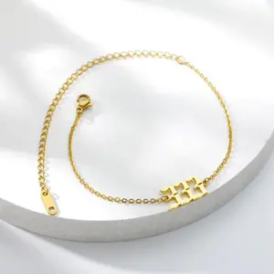 333 Angel Number Ankle Bracelet