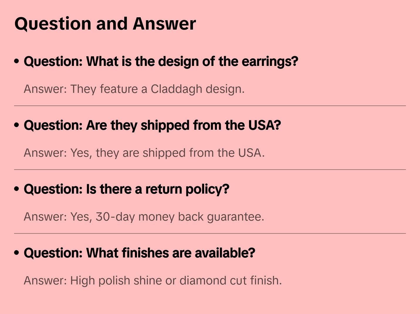 Claddagh Circular Stud Earrings