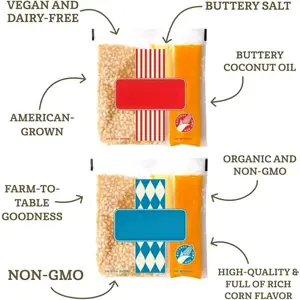 Delicious Gourmet Popcorn-In-One Packs – 4oz (10 Packs) with Kernels, Buttery Salt  Oil, Perfect for Popcorn Machines, Made in USA