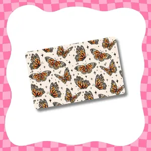 Monarch Butterlies Card Skin - Super Cute & Durable Vinyl Sticker- Water-Resistant & Versatile for Various Card Sizes, Single Sided