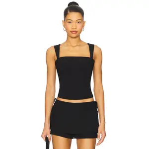 Amanda Uprichard Ceronne Top in Black