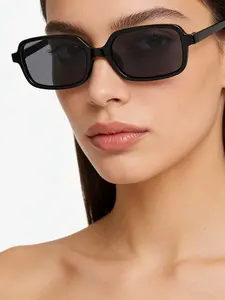 Y2K Retro 90s Rectangle Sunglasses –  Small Square Vintage Sunglasses