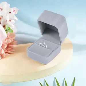 Hug Ring for Granddaughter with Gift Box, Sterling Silver Rings in Adjustable size with Always in My Heart Message, Granddaughters Christmas Birthday Gifts from Grandma Grandpa