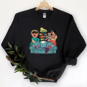 The Big Comfy Couch Ad.ult Sweatshirt, T.V Show Shirt, L.oone.tte, Mo.lly, Clown, Doll, Television Series, Comedy